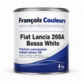 Peinture carrosserie brillant direct 2K Fiat Lancia 268A Bossa White - 4 kg